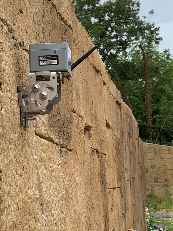 Wireless Tilt meter for Retaining Wall monitoring