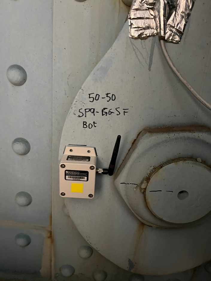 Wireless tilt meter SenSpotTM for Monitoring Hangers at Bridges