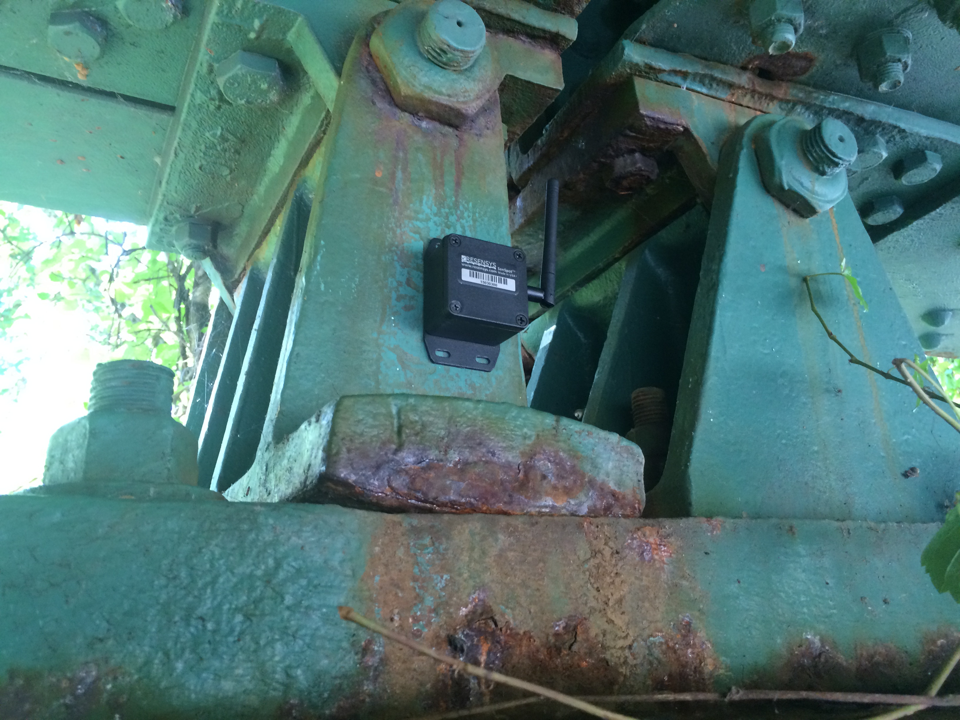 Resensys Wireless Tilt sensor for Bridge Bearings