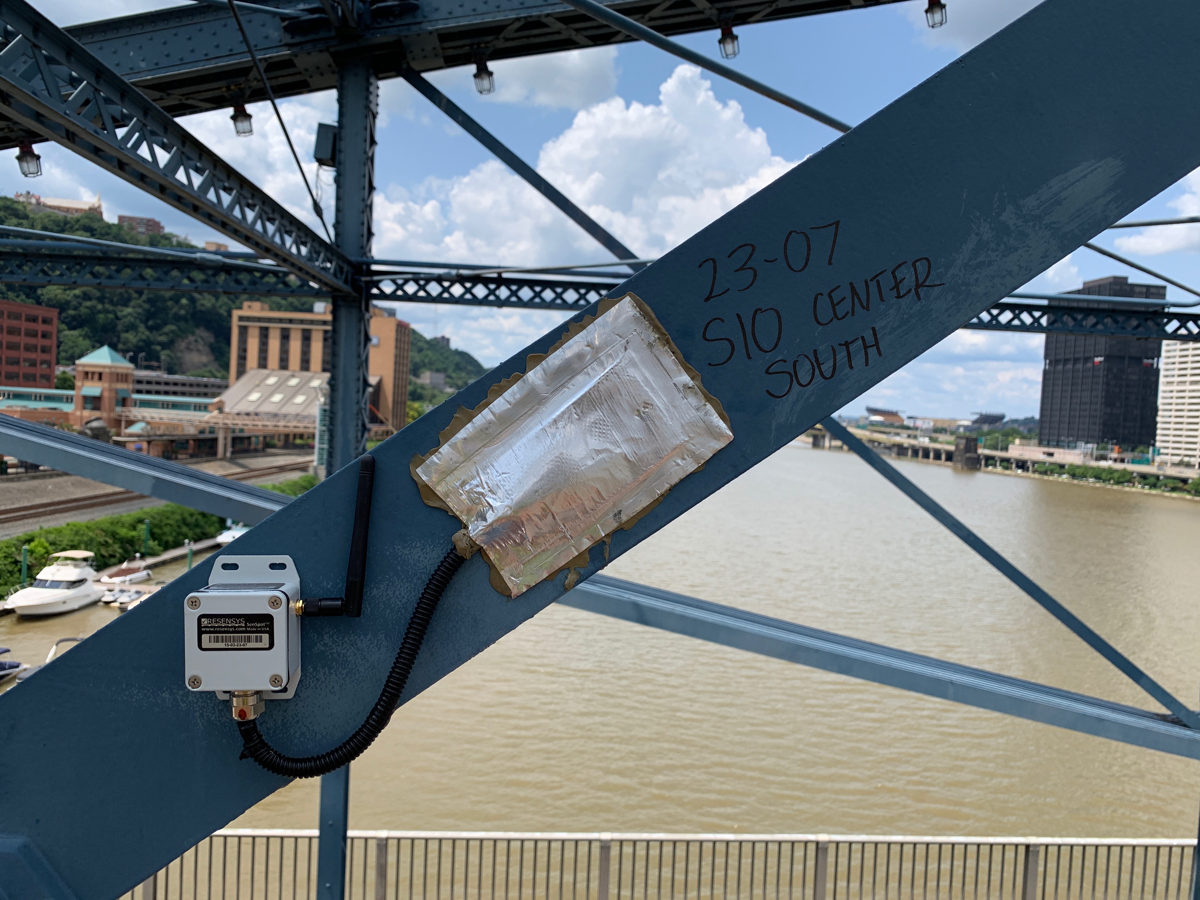 Wireless strain sensor - Bridge Overweight Load Monitoring