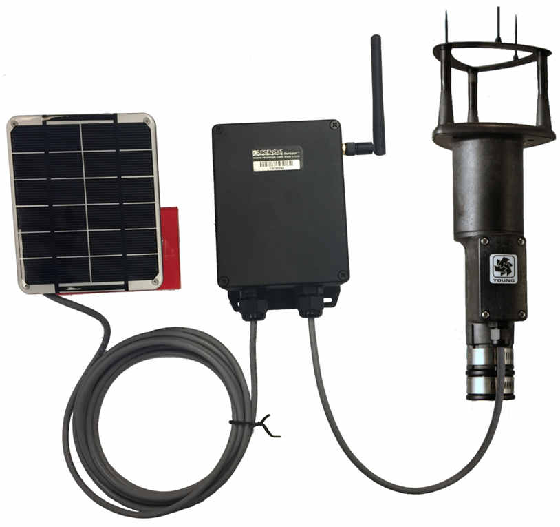 2D Wireless Anemometer SenSpot sensor