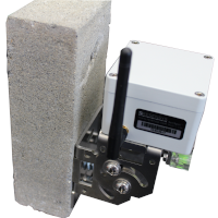 Wireless Tilt/Inclination SenSpot sensor demo setup
