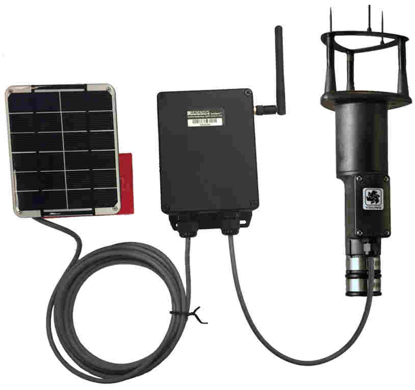 2D Wireless Anemometer SenSpot sensor