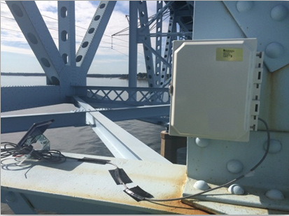 Senimax deployed on a bridge