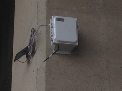 SeniMax Data logger / Gateway deployed on a bridge